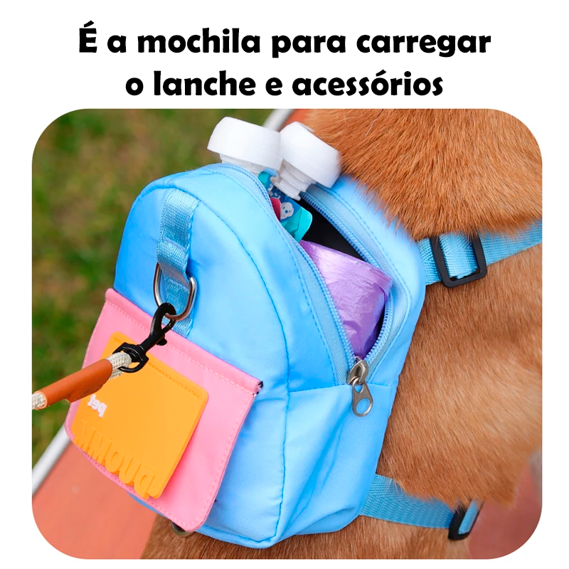 Mochila de Passeio para Cães e Gatos