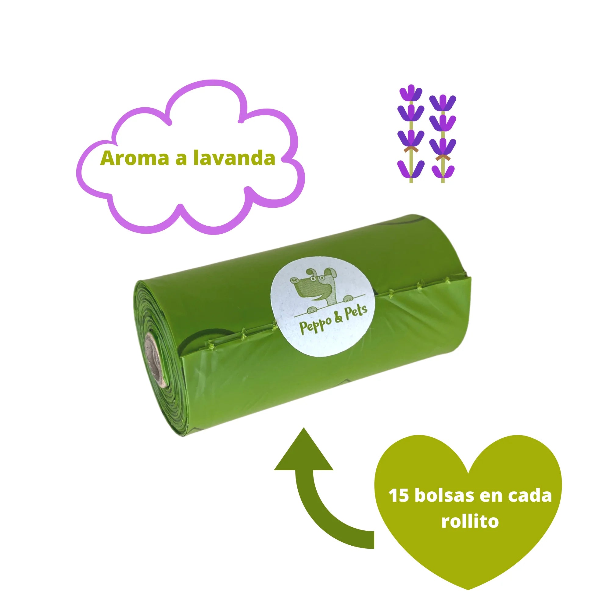 Sacos cocô Lavanda