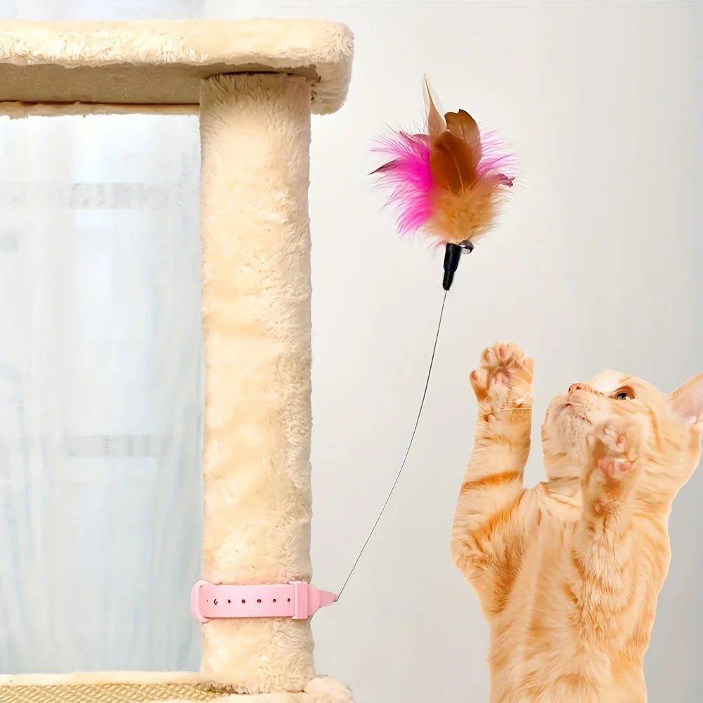 Brinquedo com Pena Feline Fun