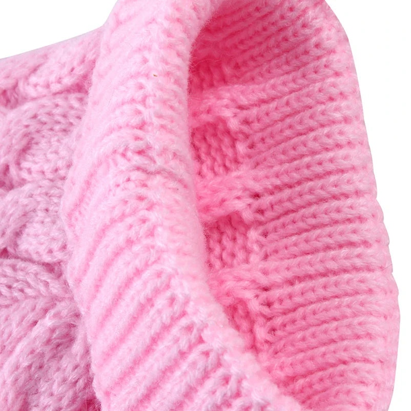 Camisola gola alta lã para cães