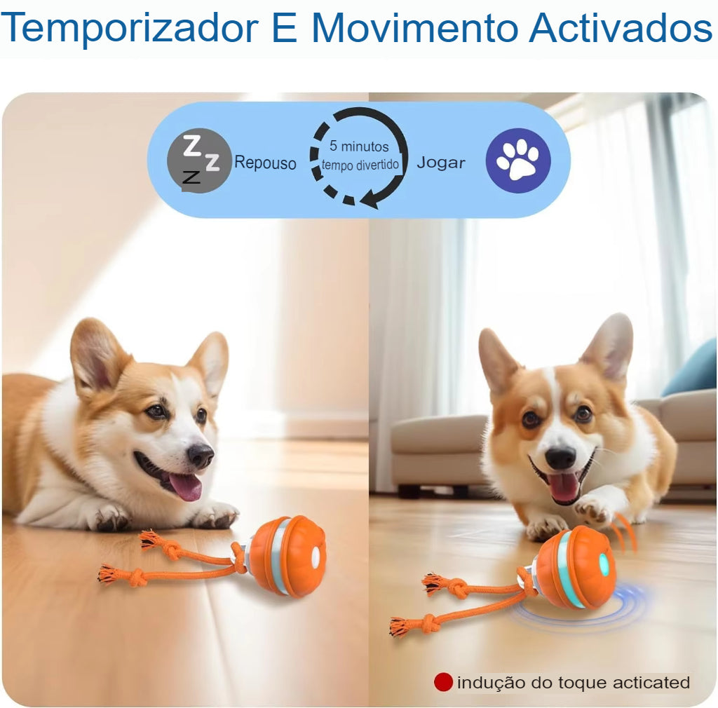 Bola de brinquedo interativa ativado por movimento